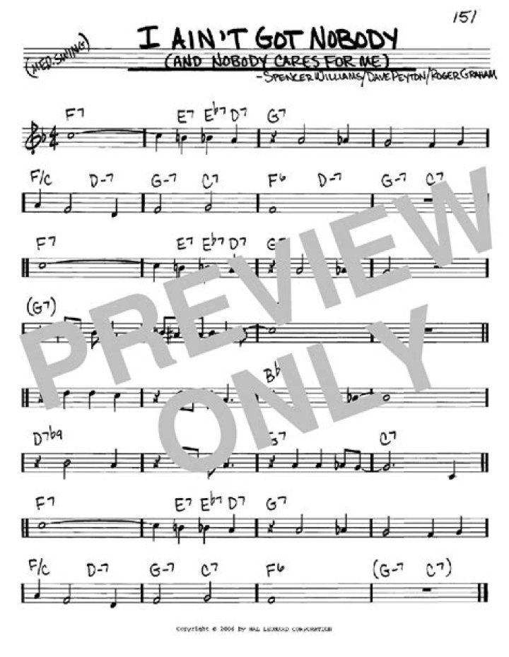 Aint got nobody nobody lyrics