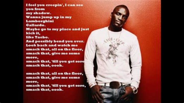 Akon smack that lyrics