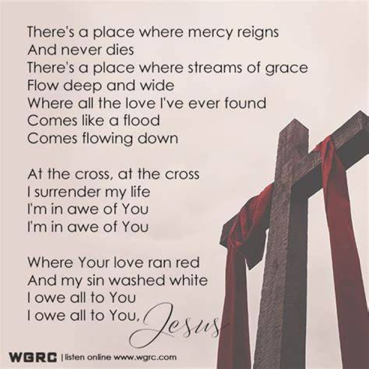 At the cross at the cross i surrender my life lyrics