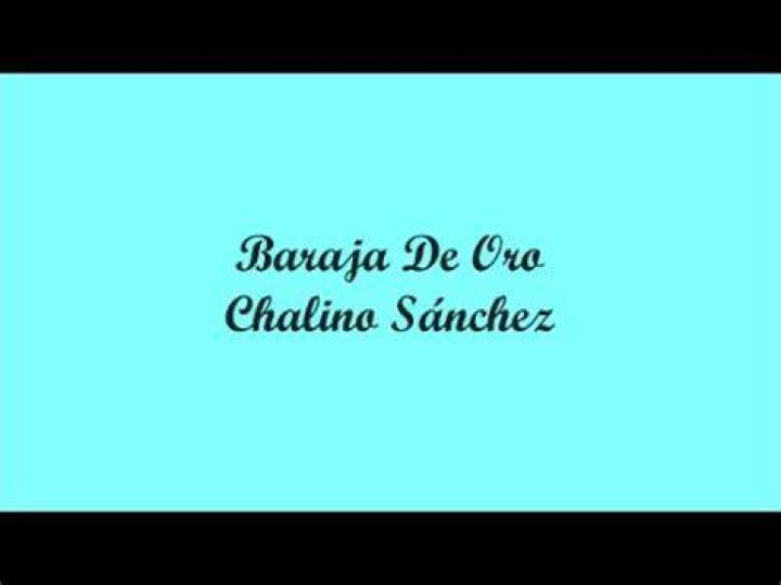 Baraja de oro lyrics