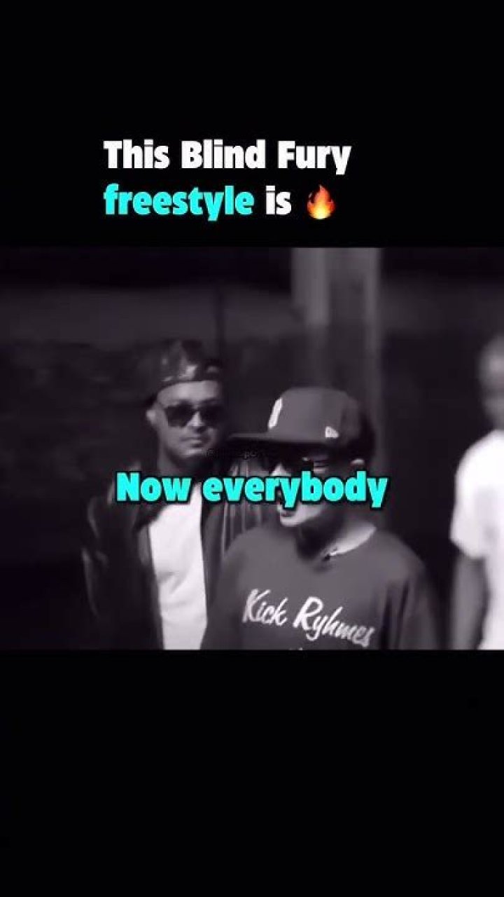 Blind fury freestyle lyrics