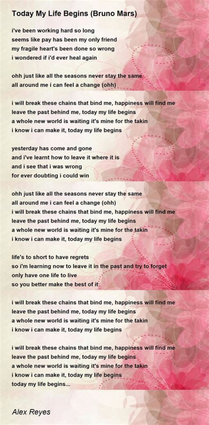 Bruno mars life is beautiful lyrics