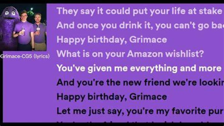 Cg5 grimace lyrics