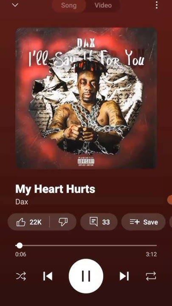 Dax my heart hurt lyrics