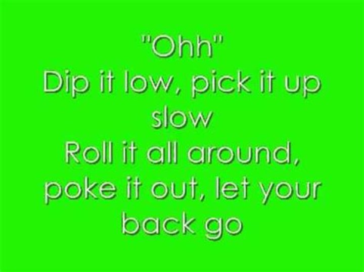 Dip it low hips lyrics