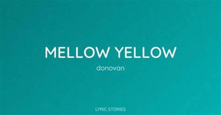 Donovan - Mellow Yellow Lyrics Meaning