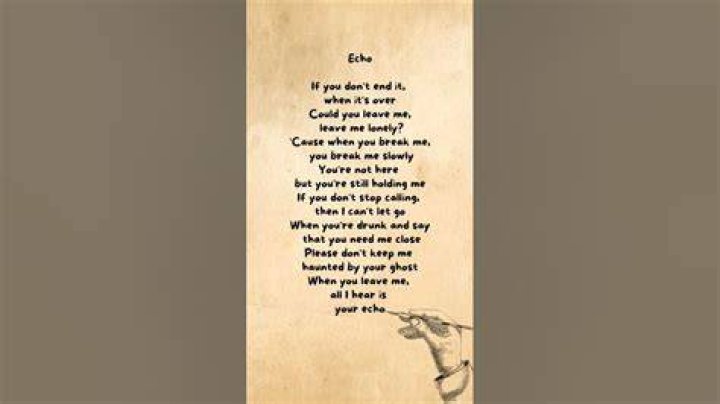 Echo by alexander stewart lyrics
