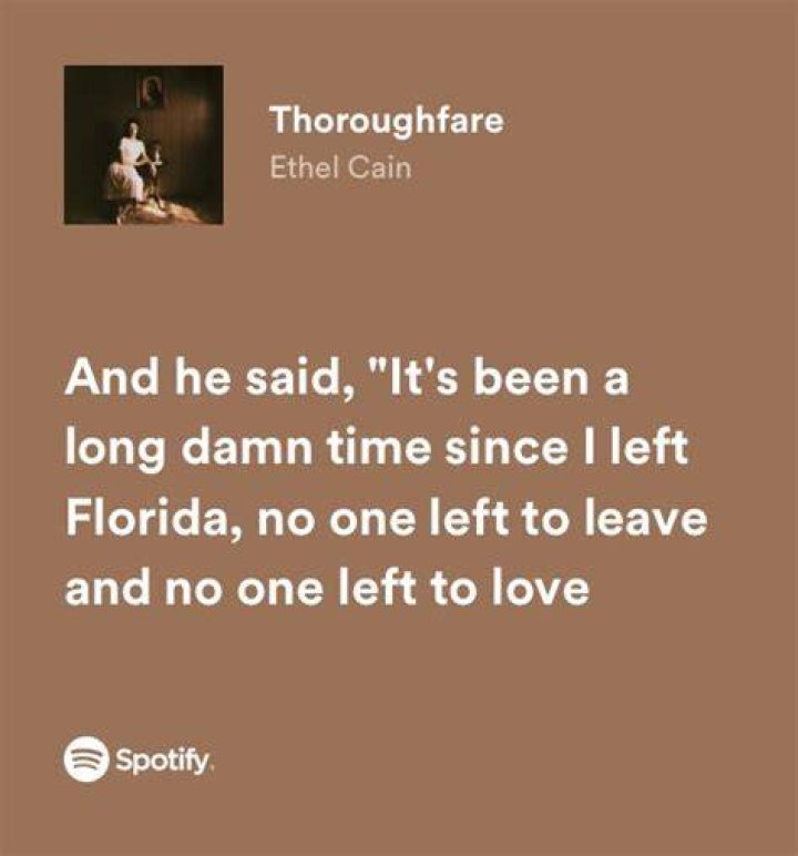 Ethel cain lyrics