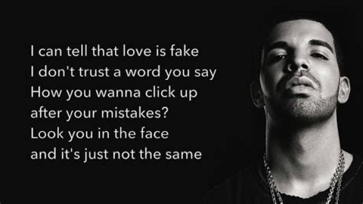 Fake love rap lyrics