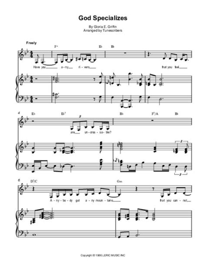God specializes lyrics lyrics