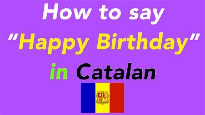 Happy birthday (catalan) lyrics