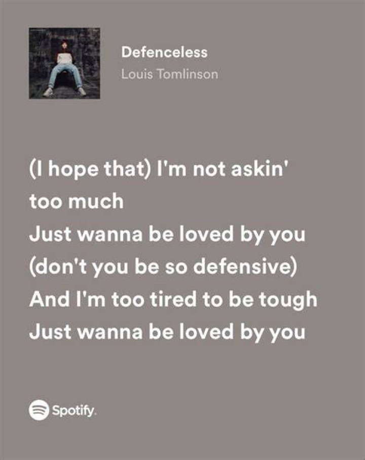 I just wanna be loved lyrics