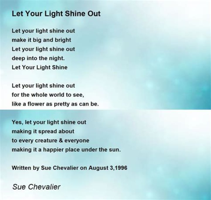 I see your light shining bright lyrics