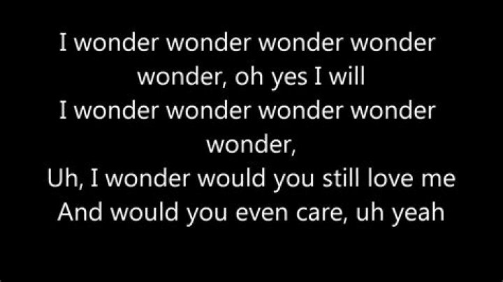 Is there any wonder lyrics