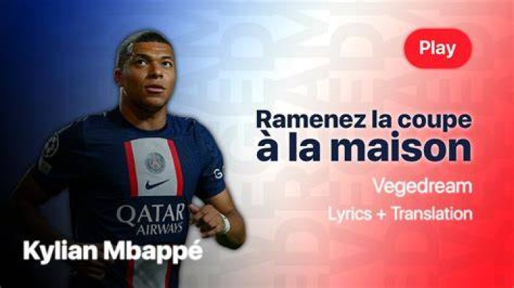 Kylian mbappe song lyrics