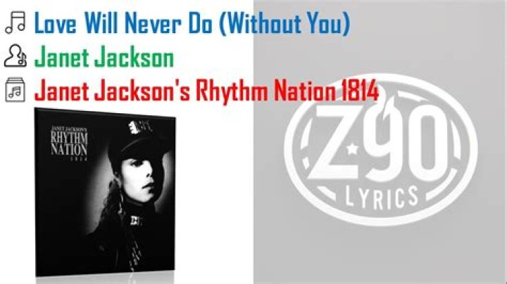 Love will never do (without you) lyrics