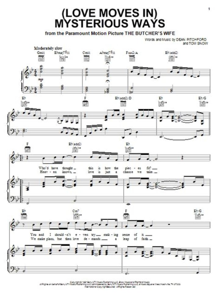 Loves mysterious ways lyrics