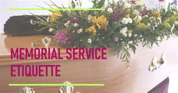 Memorial Service and Condolences