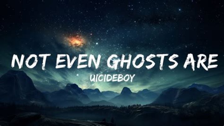 Not even ghosts are this empty lyrics