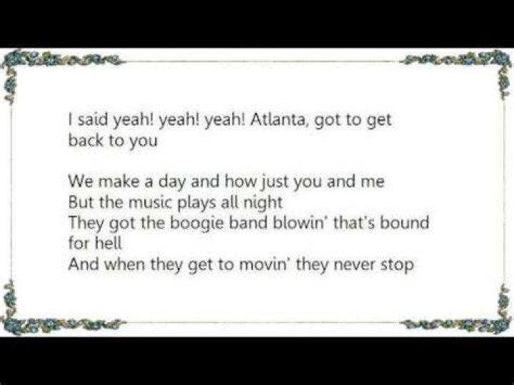 Oh atlanta lyrics