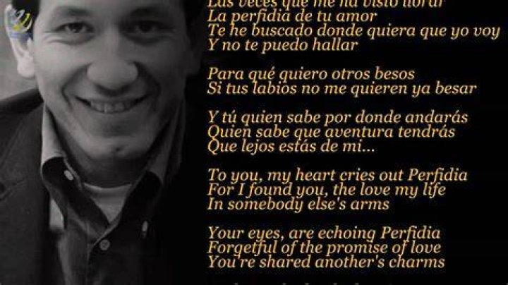 Perfidia (spanish) lyrics