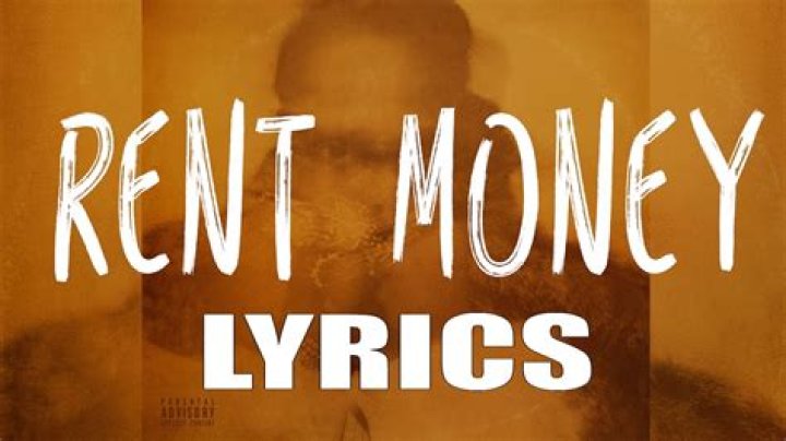 Rent money lyrics