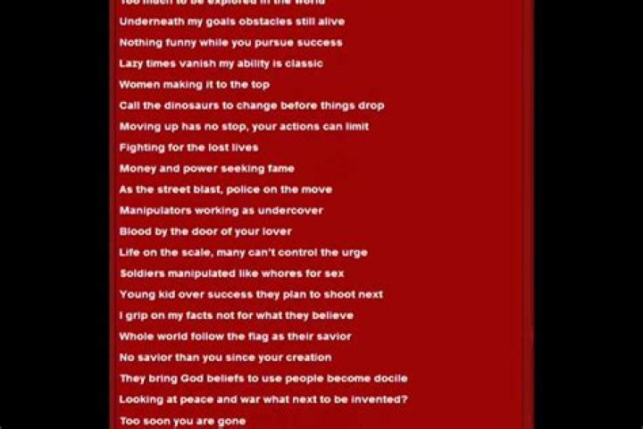 Sad free unused rap lyrics