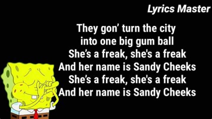 Sandy freak lyrics