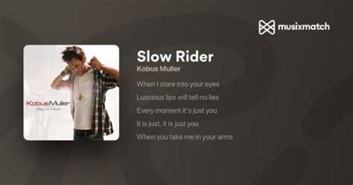 Slow rider lyrics
