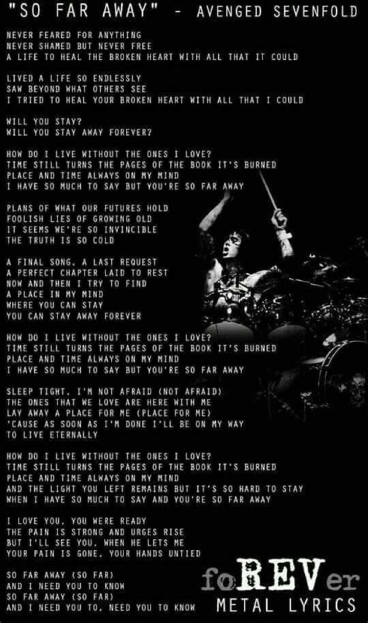 So far from sober lyrics