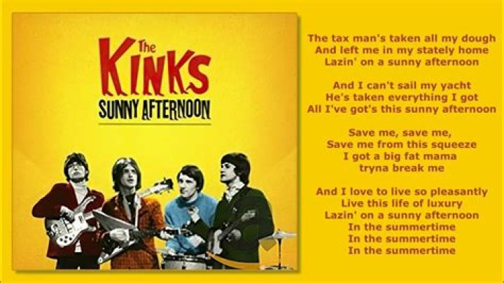 Sunday afternoon kinks lyrics