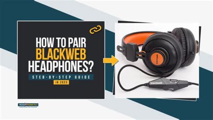 The Blackweb Headphones Pairing Process