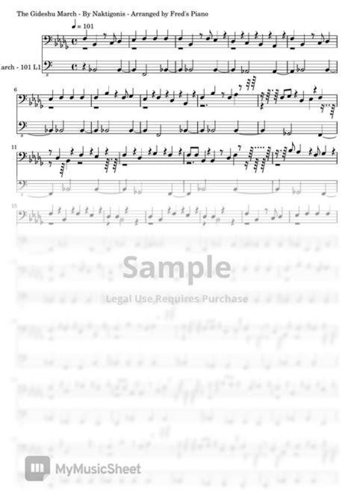 The gideshu march lyrics