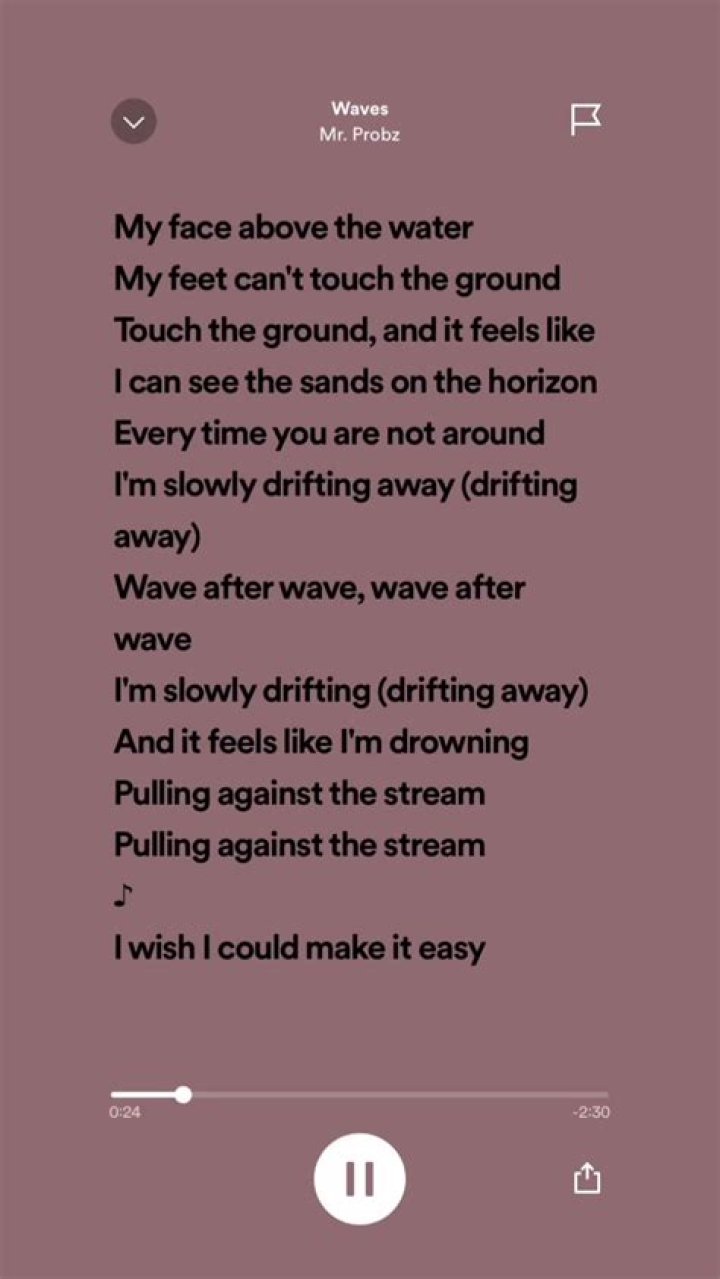 The waves on the shore lyrics