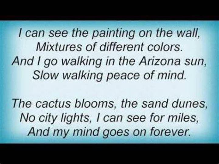 Tucson, arizona lyrics