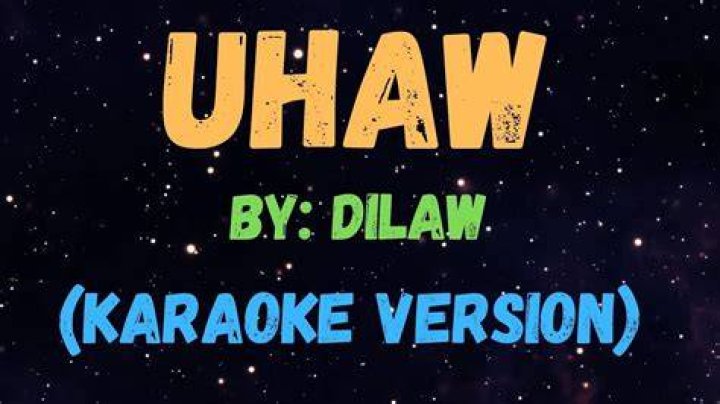 Uhaw karaoke number lyrics