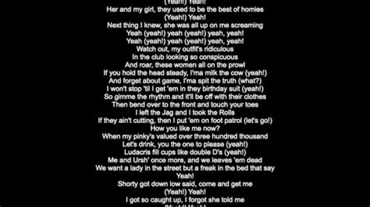 Usher yeah lyrics